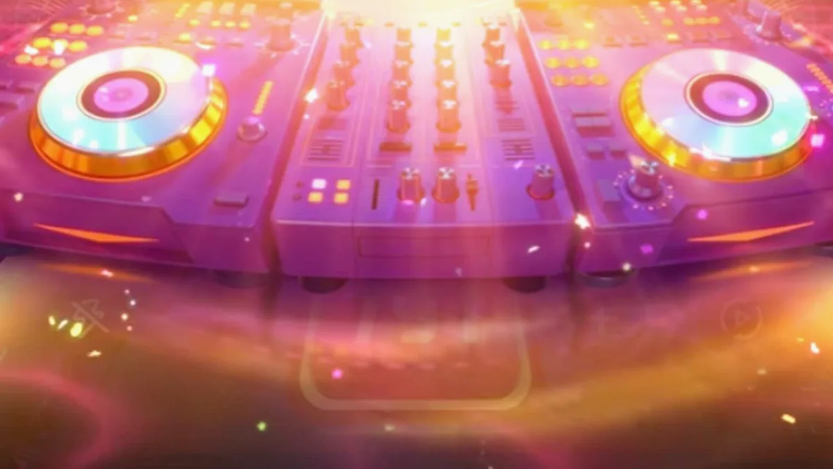 Interface neon do slot Funky Fortunez com elementos de hip-hop