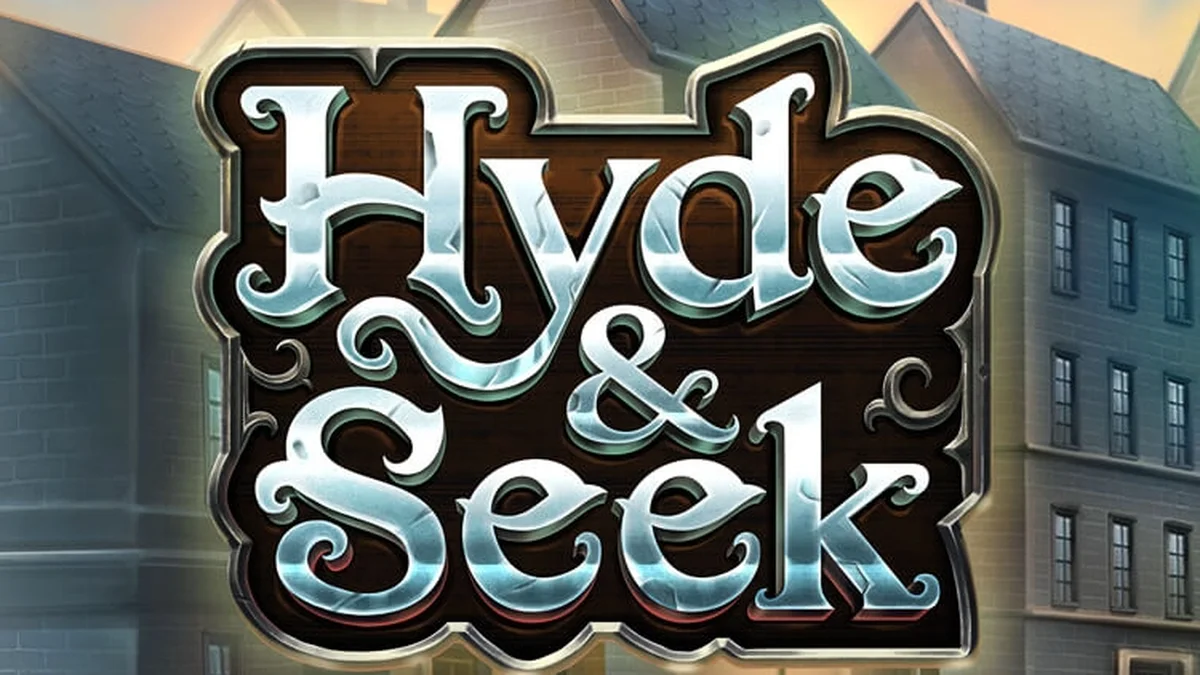 Interface do jogo de slot Hyde & Seek com elementos temáticos de Halloween